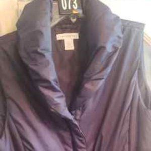 Liz Claiborn Size L Navy Blue Vest